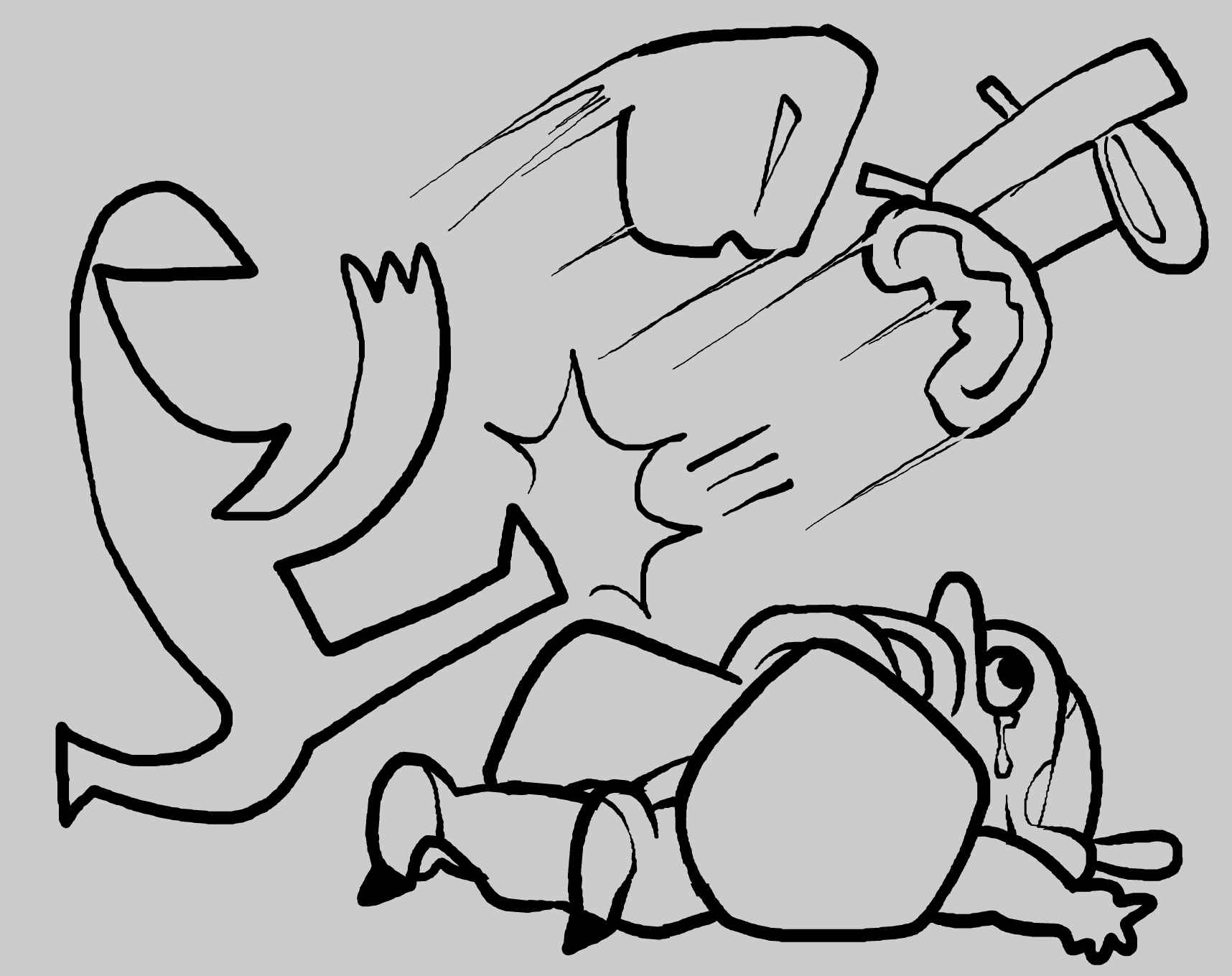 Bullying illustration related to ableism